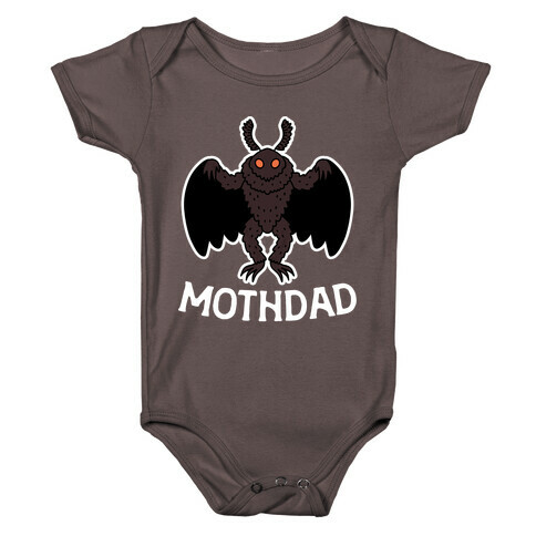 Mothdad Mothman Dad Baby One-Piece