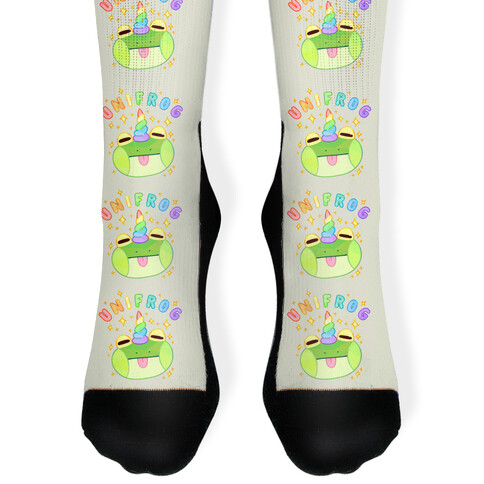 Unifrog Frog Unicorn Sock