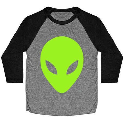 Alien Head Baseball Tee