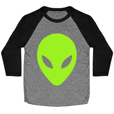 Alien Head Baseball Tee