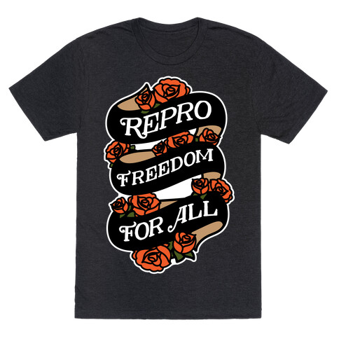 Repro Freedom For All Roses and Ribbon T-Shirt