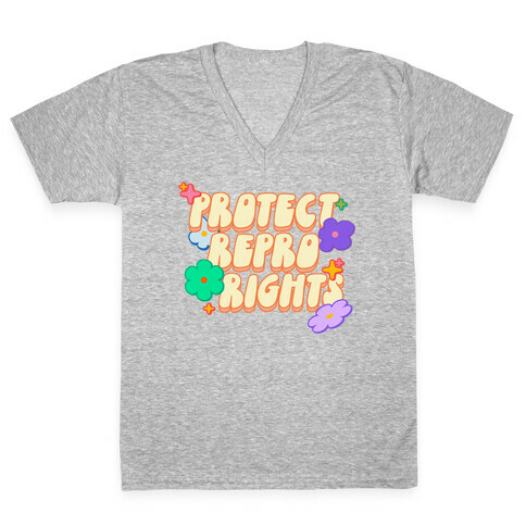 Protect Repro Rights V-Neck Tee Shirt