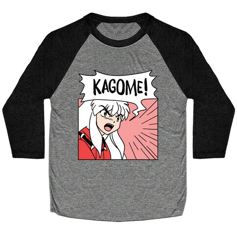 InuYasha Screaming Kagome (1 of 2 pair) Baseball Tee