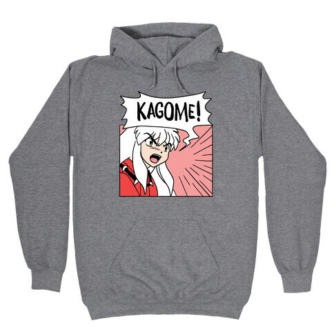 InuYasha Screaming Kagome (1 of 2 pair) Hooded Sweatshirt