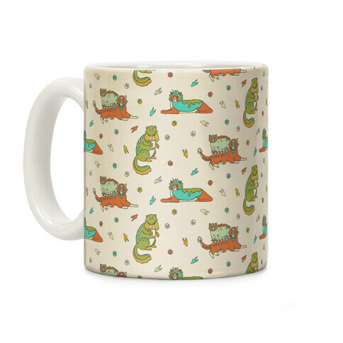 Cats Wearing Dinosaur Costumes Coffee Mug