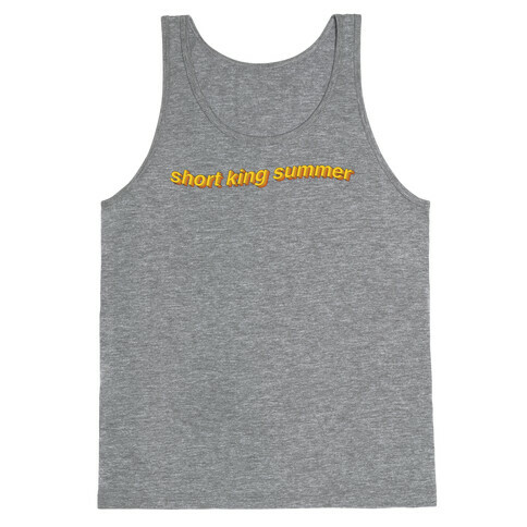 Short King Summer Subtitle Tank Top