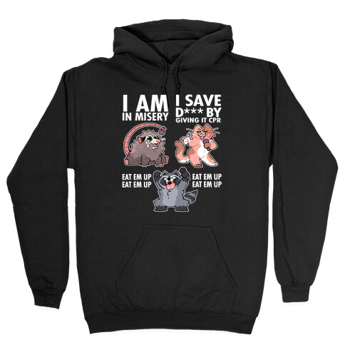 Misery x CPR x Eat Em Up Trash Cats Hooded Sweatshirt