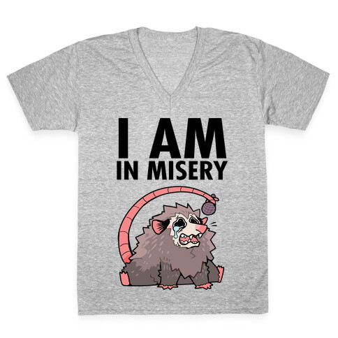 Misery x CPR x Eat Em Up Misery Possum V-Neck Tee Shirt