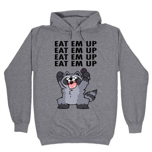 Misery x CPR x Eat Em Up, Eat Em Up Raccoon Hooded Sweatshirt