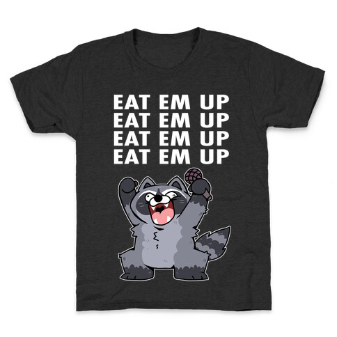 Misery x CPR x Eat Em Up, Eat Em Up Raccoon Kids T-Shirt