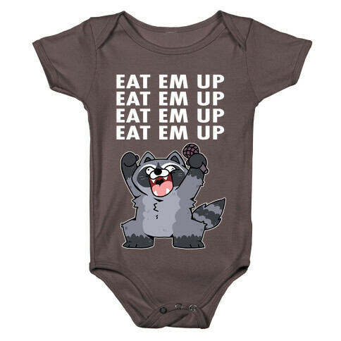 Misery x CPR x Eat Em Up, Eat Em Up Raccoon Baby One-Piece