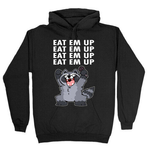 Misery x CPR x Eat Em Up, Eat Em Up Raccoon Hooded Sweatshirt