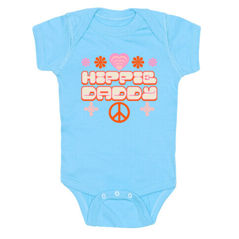 Hippie Daddy Baby One-Piece