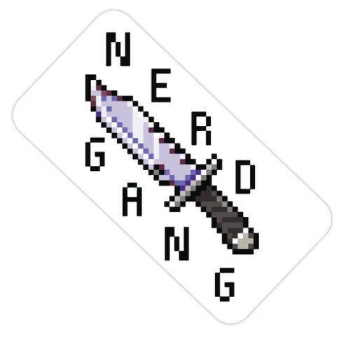 Nerd Gang Die Cut Sticker