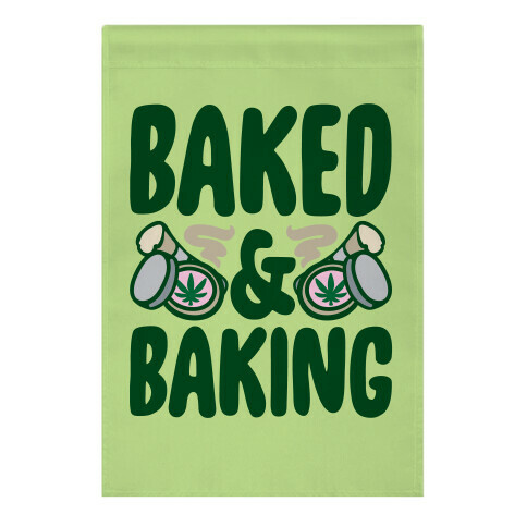 Baked & Baking  Garden Flag