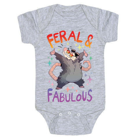 Feral And Fabulous Baby One-Piece