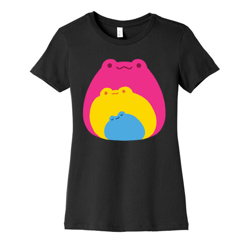 Frogs In Frogs In Frogs Pansexual Pride Womens T-Shirt