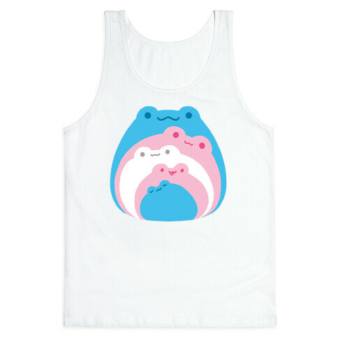 Frogs In Frogs In Frogs Trans Pride Tank Top