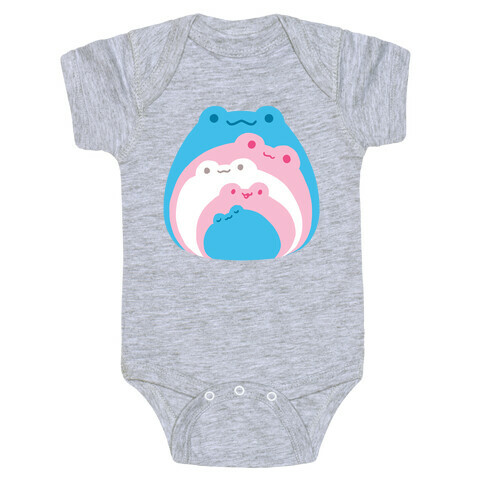 Frogs In Frogs In Frogs Trans Pride Baby One-Piece