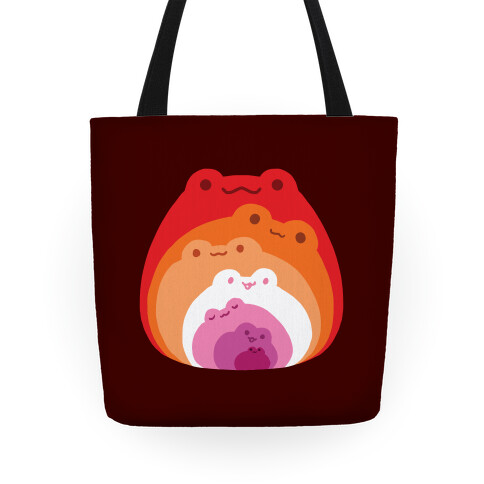 Frogs In Frogs In Frogs Lesbian Pride Tote