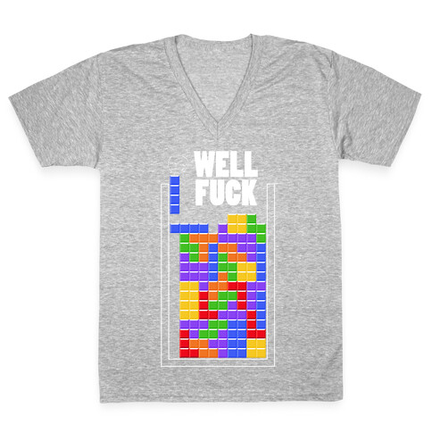 Tetris V-Neck Tee Shirt