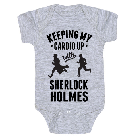 Keeping My Cardio Up With Sherlock Holmes Baby One-Piece
