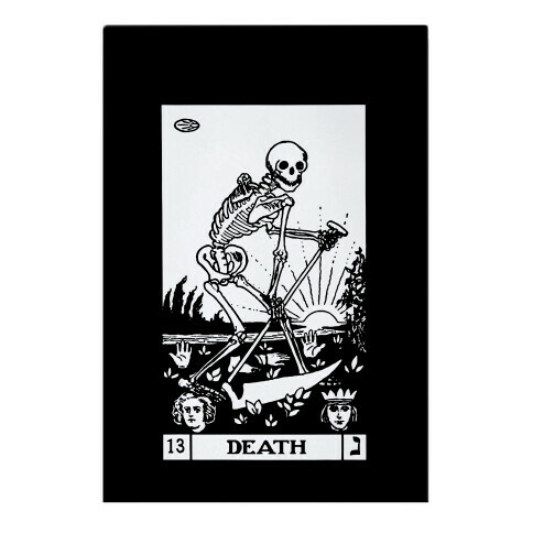 Death Tarot Garden Flag