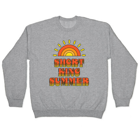 Short King Summer Sunset Pullover