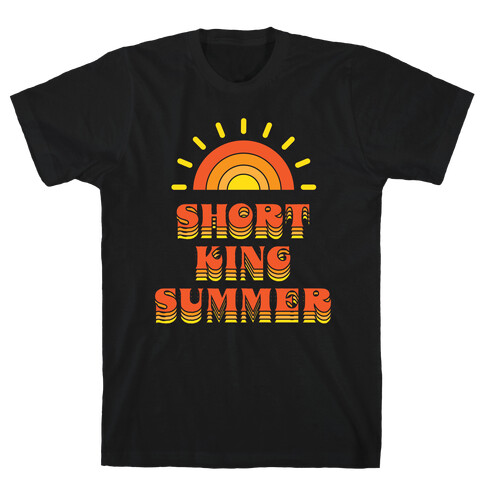 Short King Summer Sunset T-Shirt
