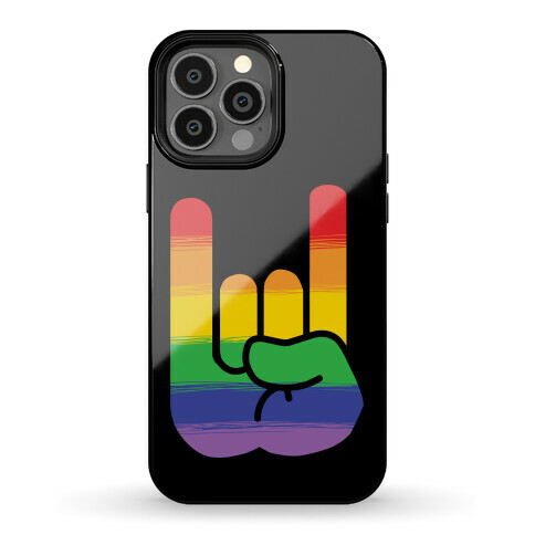 Rock On Gay Pride Phone Case