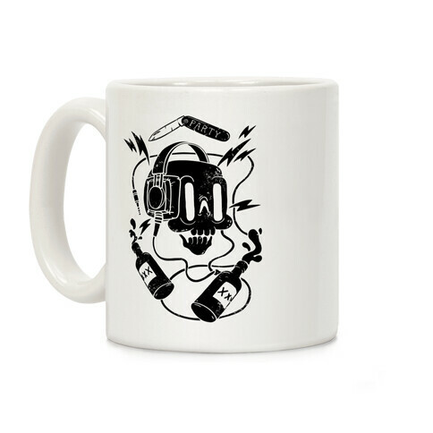 Party Skull Coffee Mug