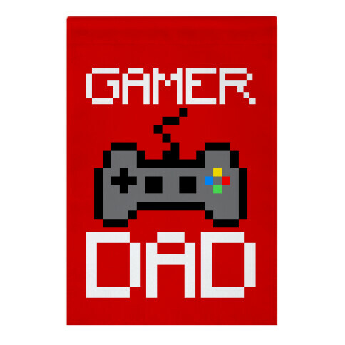 Gamer Dad  Garden Flag