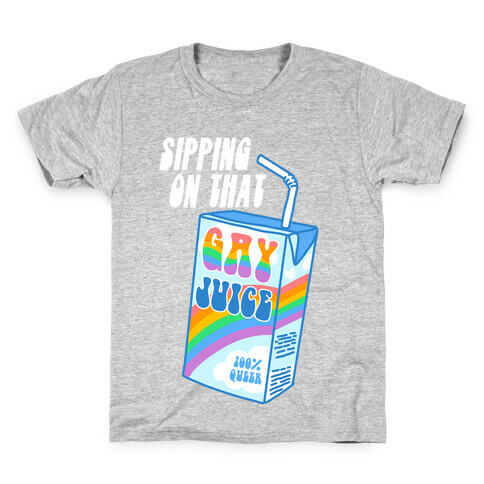 Gay Juice Juice Box Kids T-Shirt