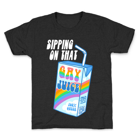 Gay Juice Juice Box Kids T-Shirt