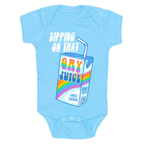 Gay Juice Juice Box Baby One-Piece