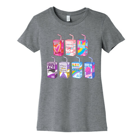 Pride Juice Boxes Womens T-Shirt