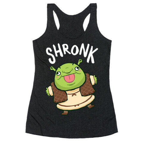 Shronk Derpy Shrek Racerback Tank Top