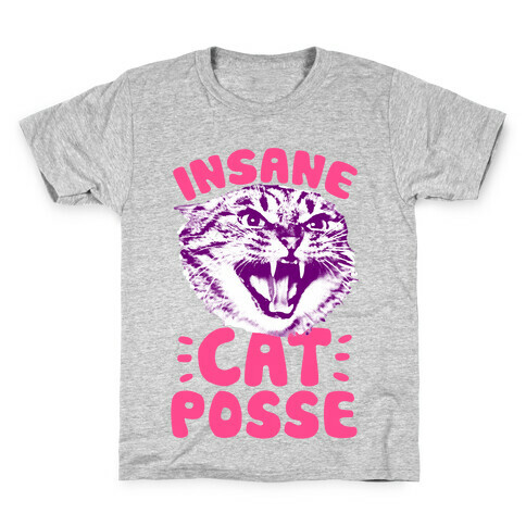 Insane Cat Posse Kids T-Shirt