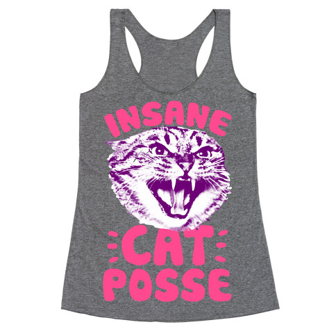 Insane Cat Posse Racerback Tank Top