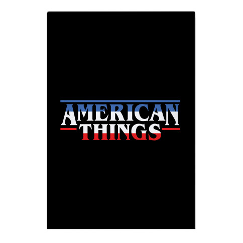 American Things Garden Flag