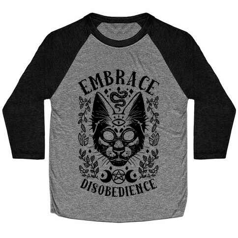 Embrace Disobedience Baseball Tee