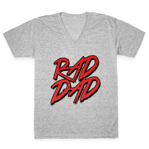 Rad Dad V-Neck Tee Shirt