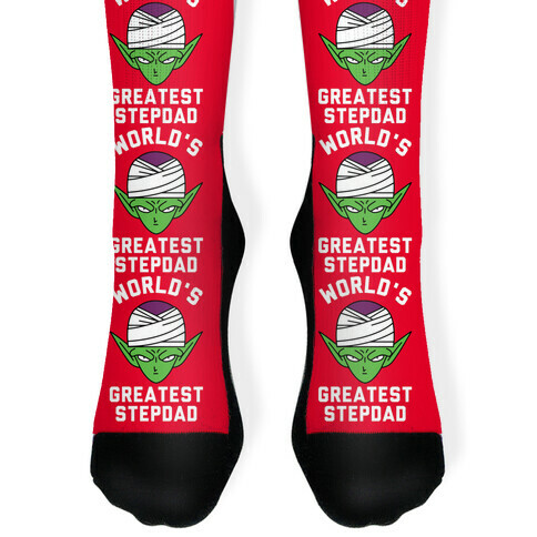 World's Greatest Stepdad Piccolo Parody Sock