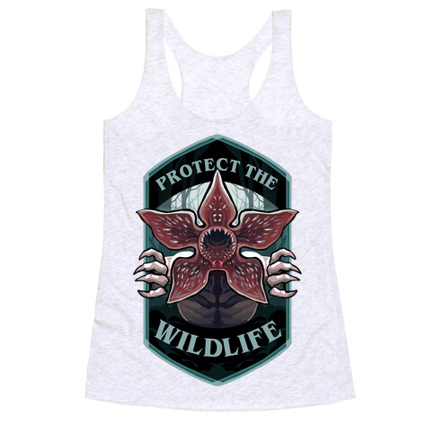 Protect The Wildlife Demogorgon Racerback Tank Top