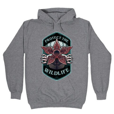 Protect The Wildlife Demogorgon Hooded Sweatshirt