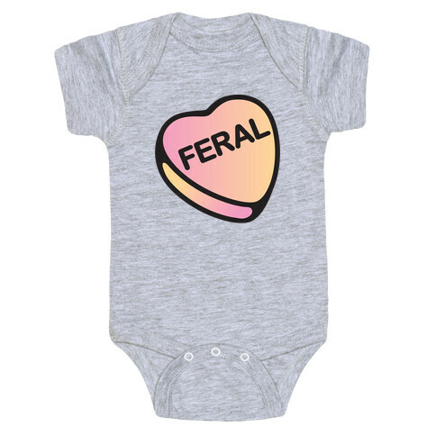 Feral Candy Heart Baby One-Piece