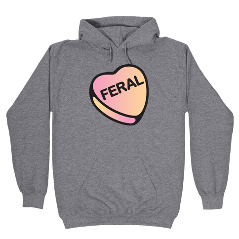 Feral Candy Heart Hooded Sweatshirt