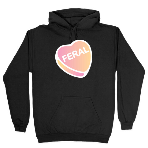 Feral Candy Heart Hooded Sweatshirt