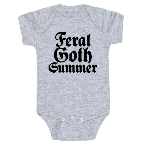 Feral Goth Summer Baby One-Piece
