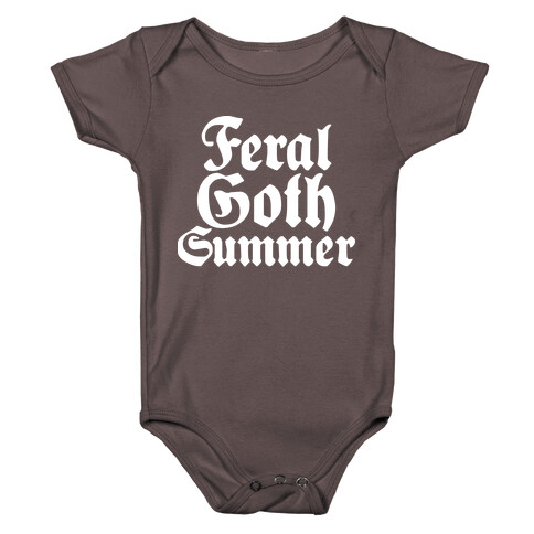 Feral Goth Summer Baby One-Piece